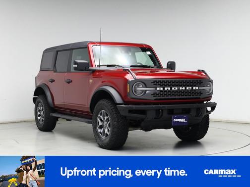 Red 2021 Ford Bronco Badlands