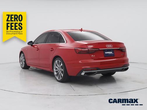 Red 2020 Audi A4 Prestige