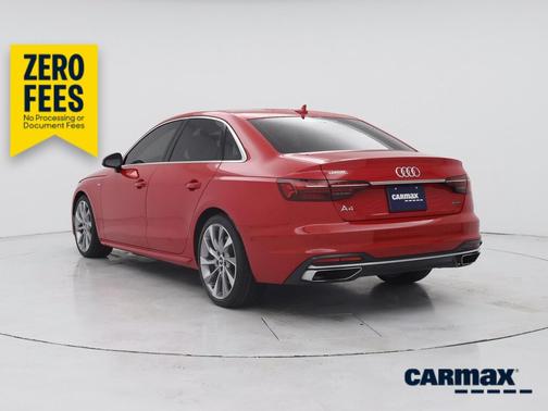Red 2020 Audi A4 Prestige