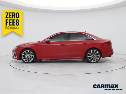 Red 2020 Audi A4 Prestige
