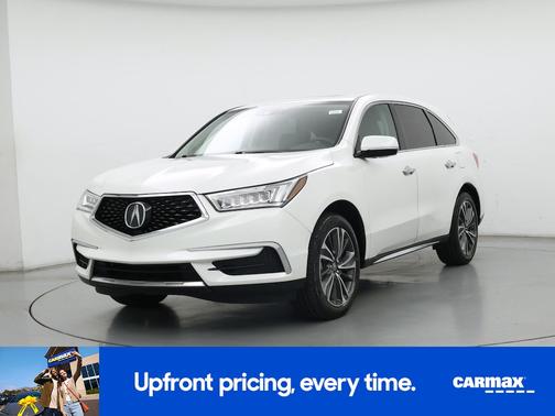 White 2020 Acura MDX Technology