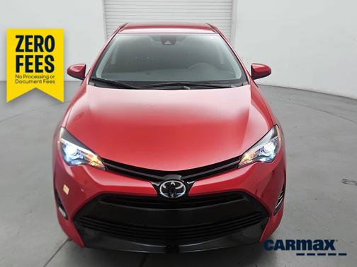 Red 2018 Toyota Corolla L