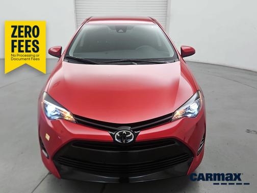 Red 2018 Toyota Corolla L