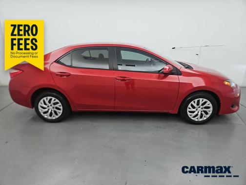 Red 2018 Toyota Corolla L