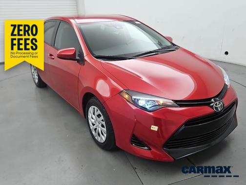 Red 2018 Toyota Corolla L