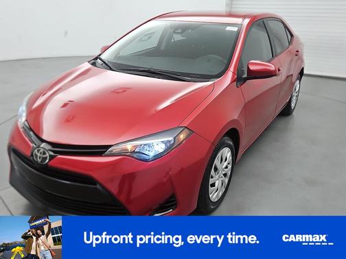 Red 2018 Toyota Corolla L