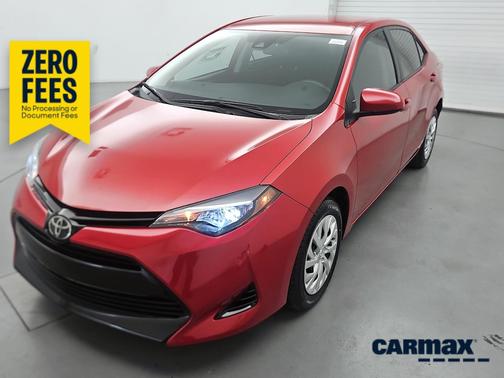 Red 2018 Toyota Corolla L
