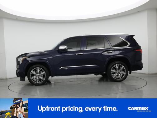 Blue 2024 Toyota Sequoia Capstone