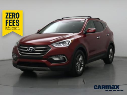Red 2017 Hyundai Santa Fe Sport