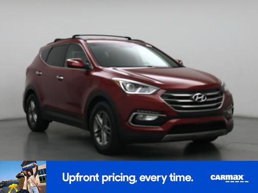Red 2017 Hyundai Santa Fe Sport
