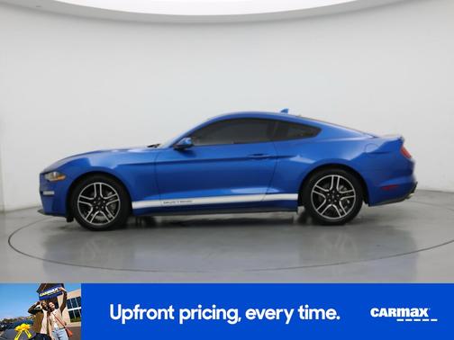 Blue 2021 Ford Mustang Ecoboost Premium