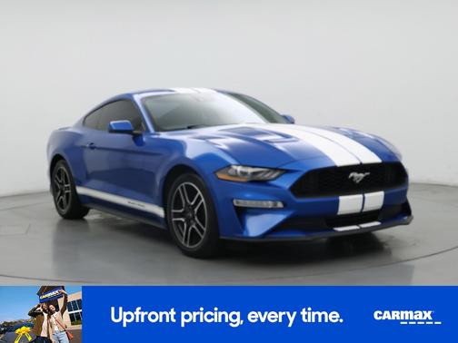 Blue 2021 Ford Mustang Ecoboost Premium