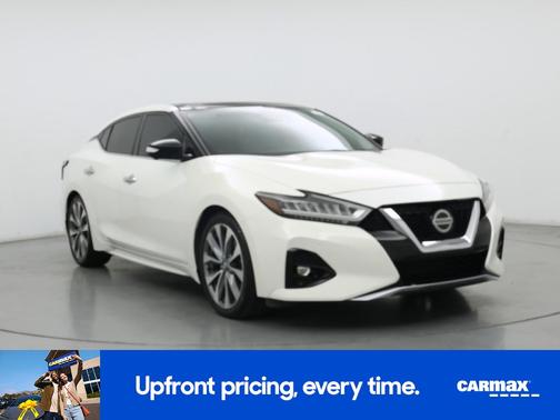 White 2021 Nissan Maxima Platinum