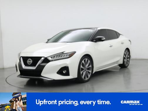 White 2021 Nissan Maxima Platinum