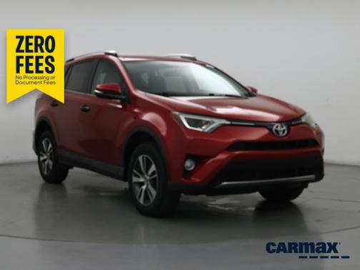 Red 2016 Toyota RAV4 XLE
