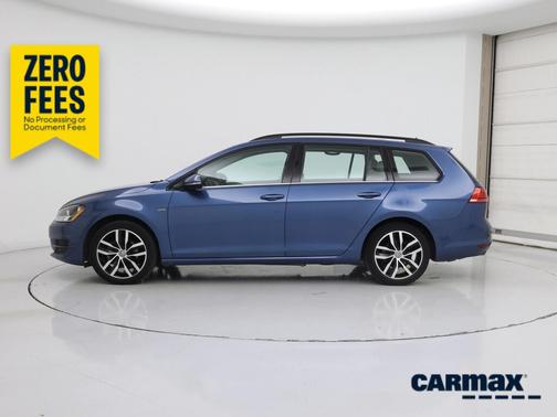 Blue 2016 Volkswagen Golf Limited