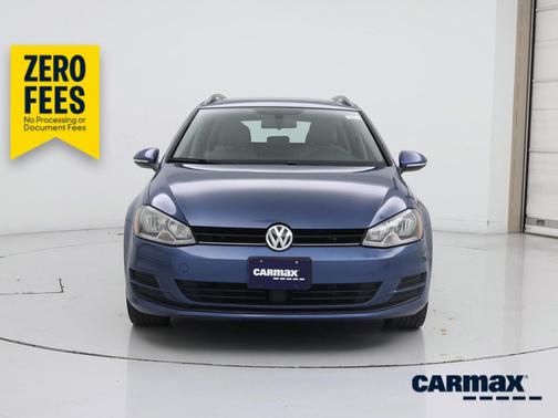 Blue 2016 Volkswagen Golf Limited