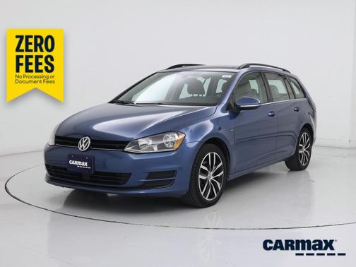Blue 2016 Volkswagen Golf Limited