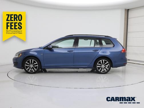 Blue 2016 Volkswagen Golf Limited