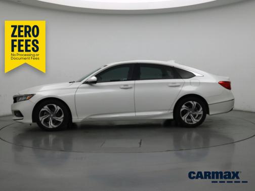 White 2018 Honda Accord EX