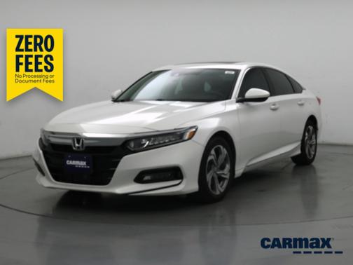 White 2018 Honda Accord EX