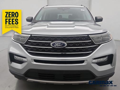 Silver 2022 Ford Explorer XLT