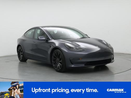 Gray 2023 Tesla Model 3 Performance