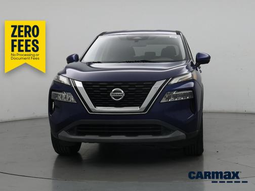 Blue 2021 Nissan Rogue SV