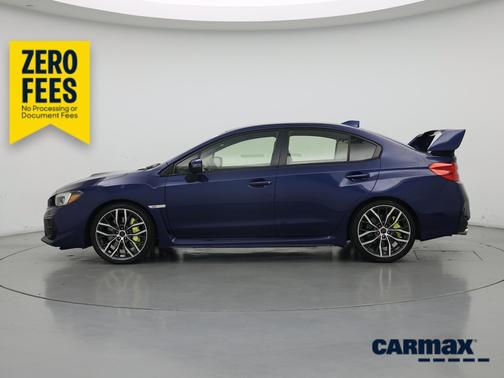 Blue 2020 Subaru WRX STI