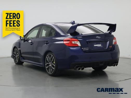 Blue 2020 Subaru WRX STI