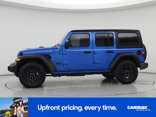 Blue 2023 Jeep Wrangler Unlimited Sport