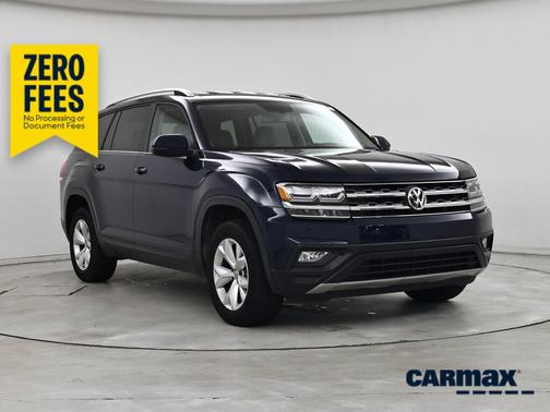 Blue 2018 Volkswagen Atlas SE