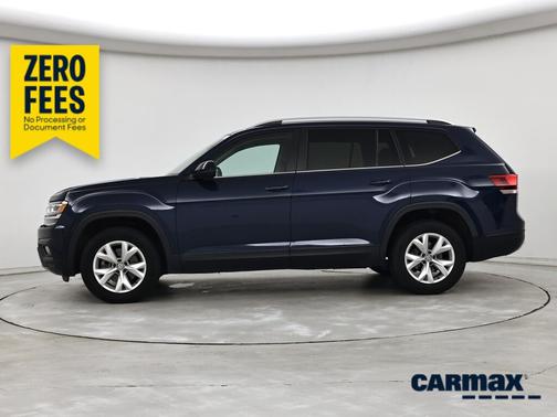 Blue 2018 Volkswagen Atlas SE