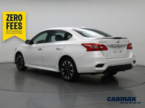 White 2019 Nissan Sentra SR