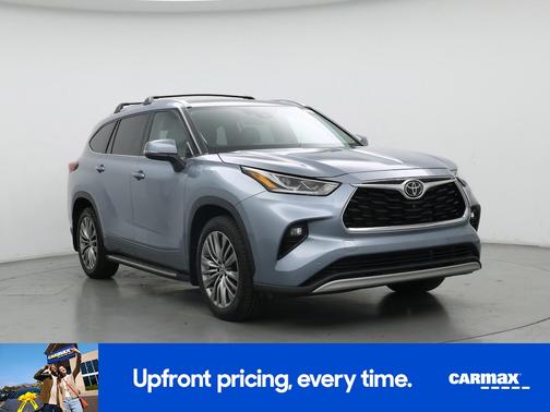 Blue 2021 Toyota Highlander Platinum