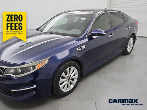 Blue 2016 Kia Optima EX