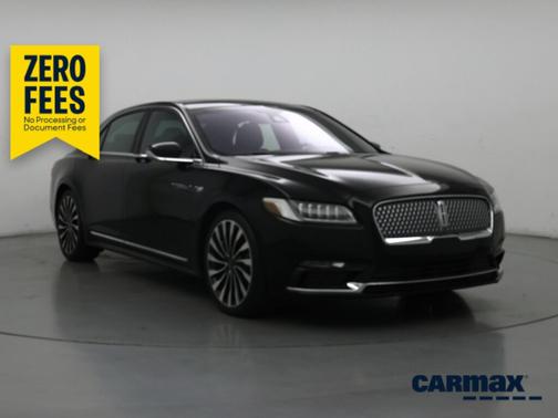 Black 2017 Lincoln Continental Black Label