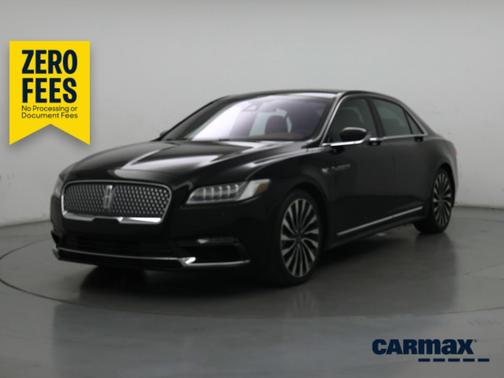 Black 2017 Lincoln Continental Black Label