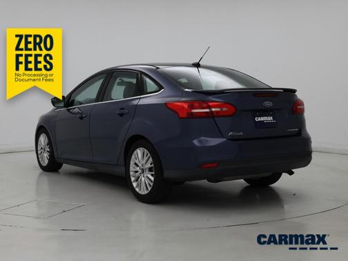 Blue 2018 Ford Focus Titanium