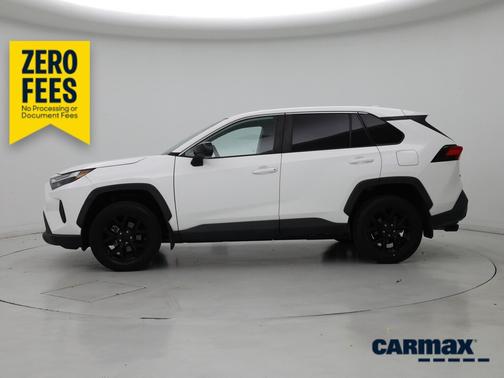 White 2023 Toyota RAV4 LE