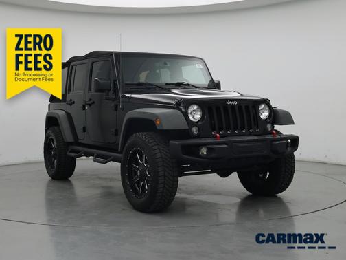 Black 2016 Jeep Wrangler Unlimited Rubicon