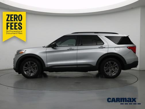 Silver 2022 Ford Explorer XLT