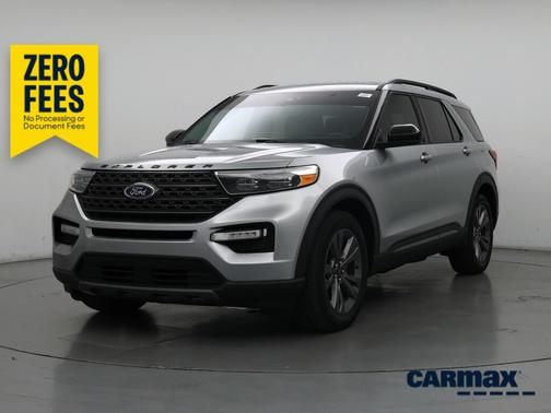 Silver 2022 Ford Explorer XLT
