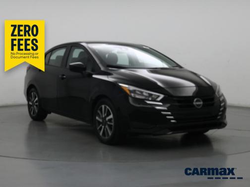 Black 2025 Nissan Versa SV