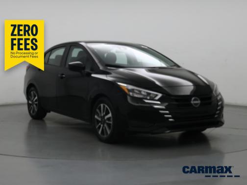 Black 2025 Nissan Versa SV