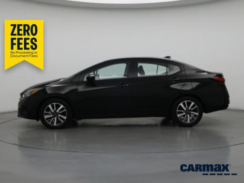 Black 2025 Nissan Versa SV