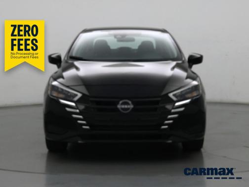 Black 2025 Nissan Versa SV