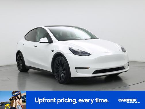 White 2022 Tesla Model Y Performance