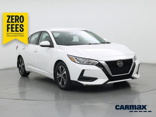 White 2021 Nissan Sentra SV