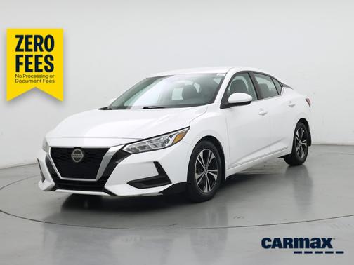 White 2021 Nissan Sentra SV